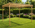 Pergola Bambou Naturel 170 x 170 cm — Support Plantes Grimpantes - photo 1