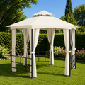 Gazebo de Jardin Acier avec Parois — Belvédère Fermé, Intimité - photo 2