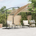 Parasol de Jardin LED Toit Paille 290 cm — Mât Acier - photo 2