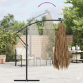 Parasol de Jardin LED Toit Paille 290 cm — Mât Acier - photo 1
