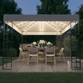 Chapiteau de Jardin LED Solaire 3x3 m — Tonnelle Festive Éclairée - photo 3
