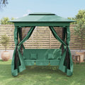Balancelle Pergola Convertible Vert — vue principale