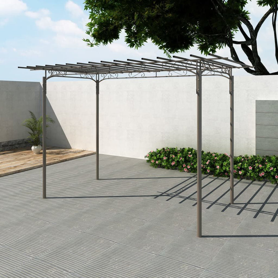 Arche de Jardin Acier pour Rosiers — Voûte Treillage 190x320 cm