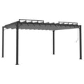 Tonnelle toit a persiennes aluminium