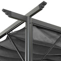 Pergola acier 180gm2 - vue laterale