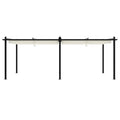 Tonnelle 3x6 - detail toit retractable