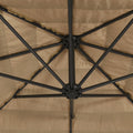 Parasol de Jardin LED Toit Paille 290 cm — Mât Acier - photo 5