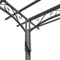 Arche de Jardin Acier pour Rosiers — Voûte Treillage 190x320 cm - photo 1